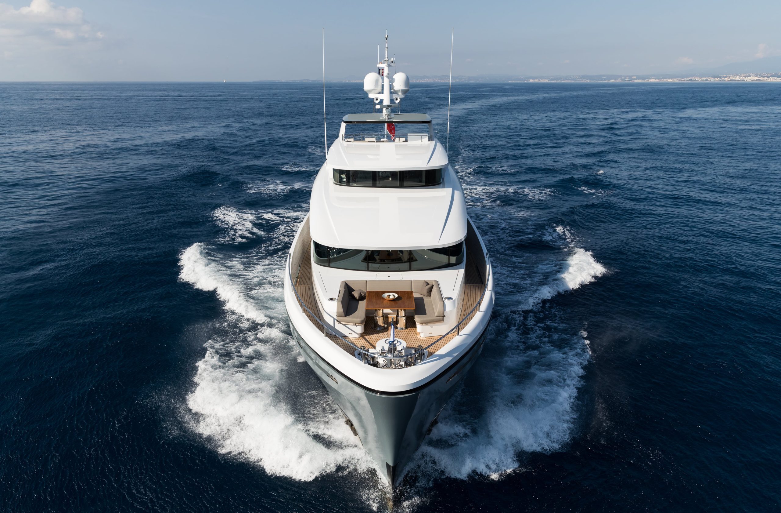 Luxury superyacht Belle for hire on Sydney Harbour, up to 36 guests