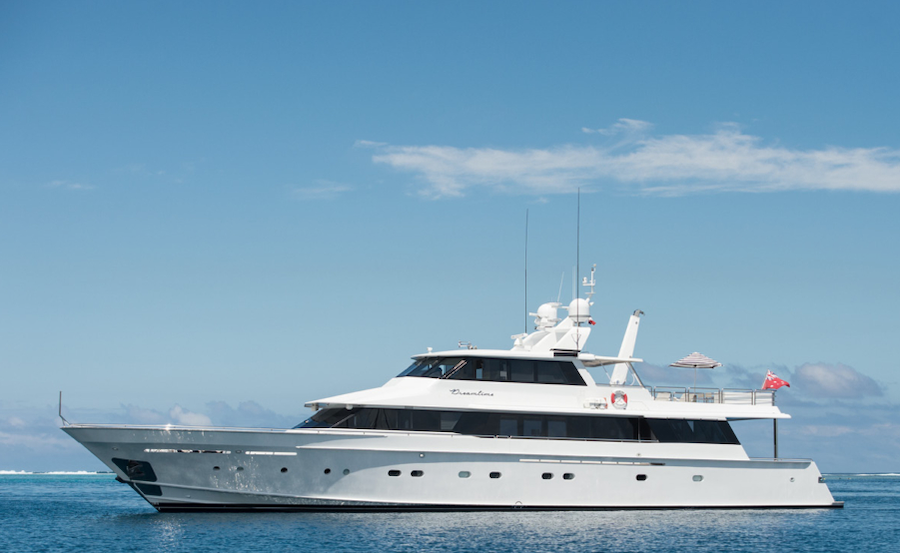 Luxury superyacht Shore Thing for hire on Sydney Harbour, up to 45 guests